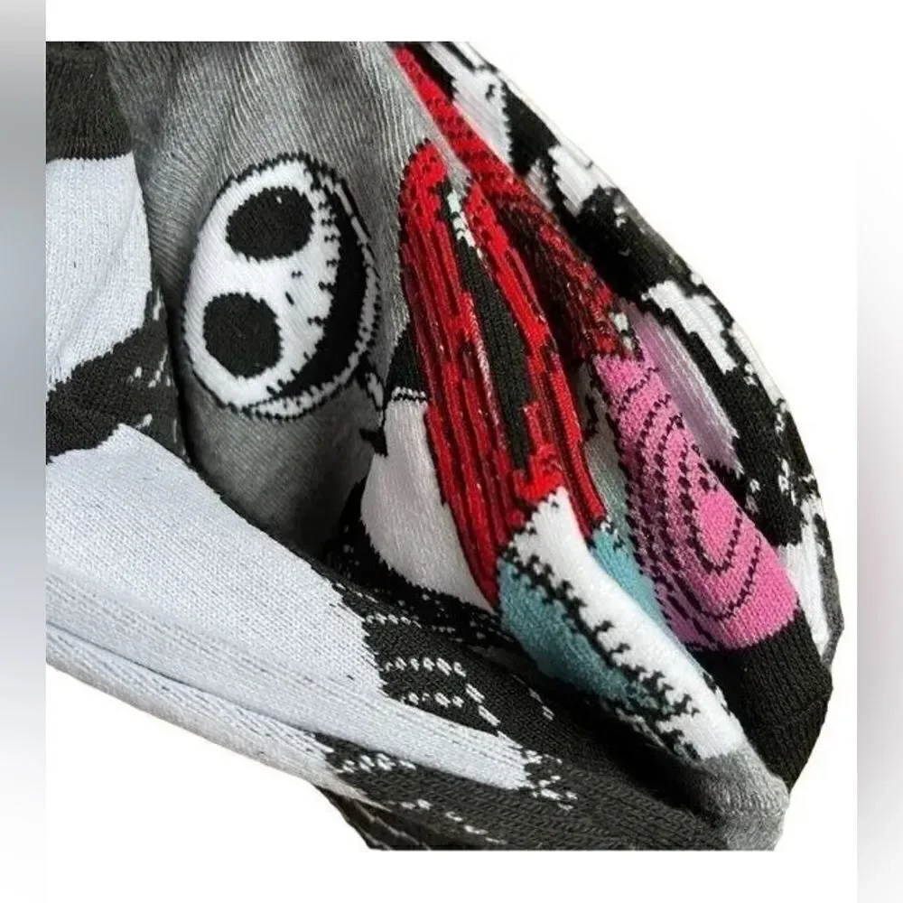 NWT Disney Women’s Teens Ankle Socks 6 Pr Nightmare Before Christmas- Size 6-11